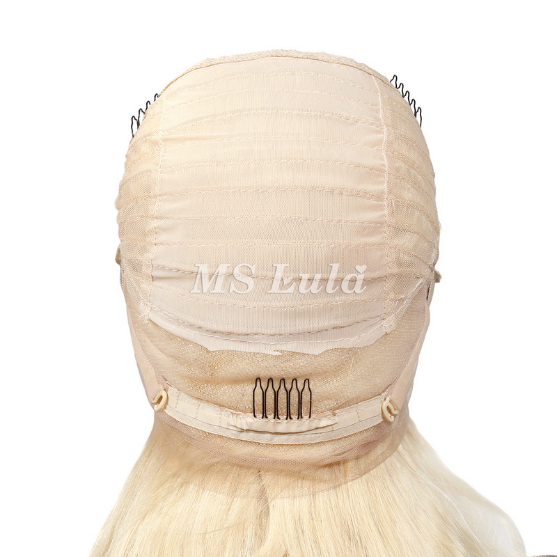 #613 Blonde Color Body Wave 360 Lace Frontal Wig - 图片 8